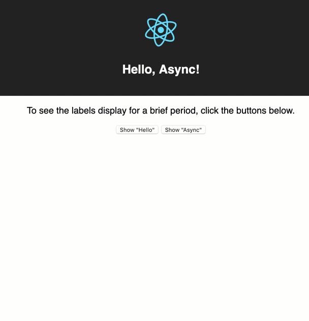 hello-async example screenshot